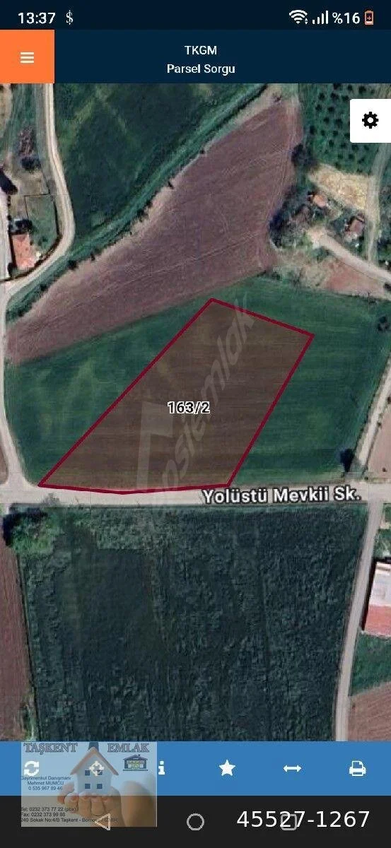 BUCA KARACAAĞAÇ MAH. YOLA  CEPHELİ 5.042 M2 SATILIK ARAZİ küçük görsel 12